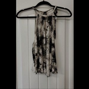 *sold* Tie Die Tie Neck Top